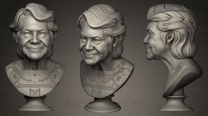 Busts and bas-reliefs of famous people (BUSTC_0140) 3D model for CNC machine